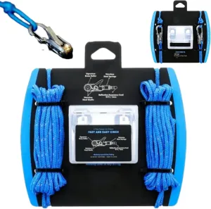 Praisety Rope Adjuster, No More Knots: The Outdoor Rope Adjuster, Rope Control Outdoor Rope Tension Adjuster, for Outdoor, Camping, and Boating