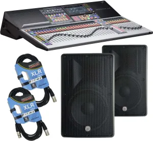 PreSonus StudioLive 64S Series III S 76-Channel Digital Mixing, (2) PSG Cobra 112, (2) XLR Cables Bundle