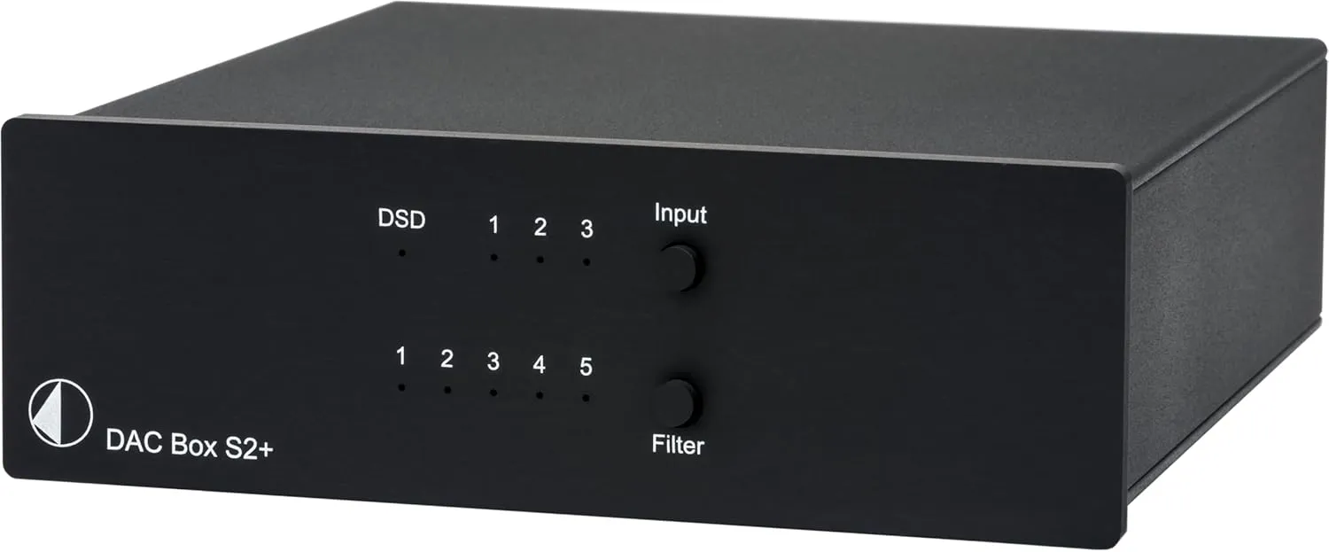 Pro-Ject DAC Box S2 Plus Digital to Analog Converter - Black