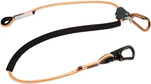 ProClimb Arborist Positioning Lanyard by Pelican Rope - 1/2 in x 12 ft Polyester Rope with Aluminum Snap Hook - Adjustable, High Visibility, ANSI/OSHA Certified for Work Positioning and Tree Climbing