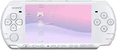 PSP Slim and Lite 3000 Series Handheld Gaming Console with 8GB Memory Card (White) (Renewed)