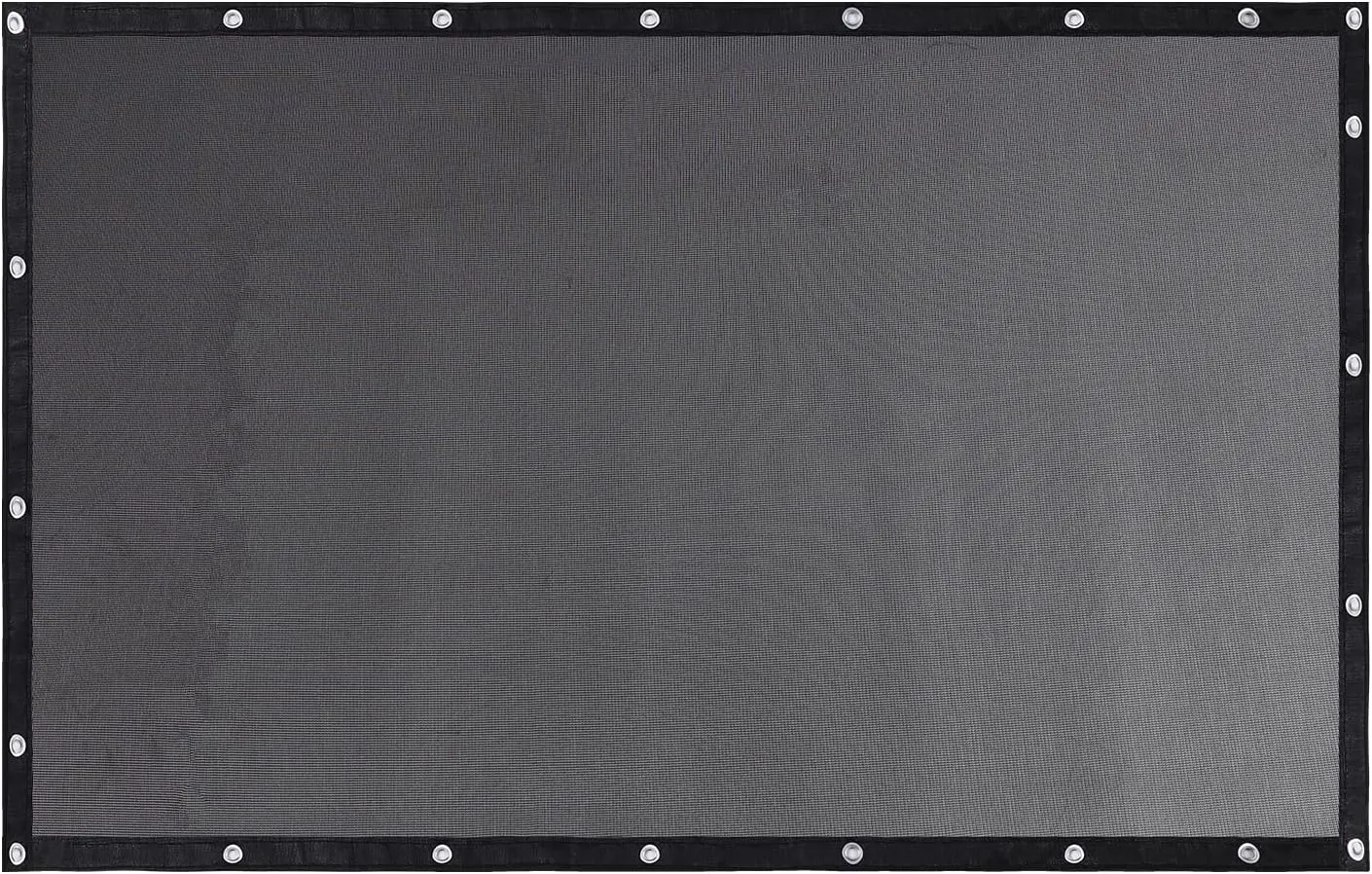 PVC Coating mesh tarp 6 Oz Protective Cover with Reinforced Edges, Multipurpose for Patio Garden Fences Swimming Pools Construction Dump Trucks Equipment (Black, 20'x20')