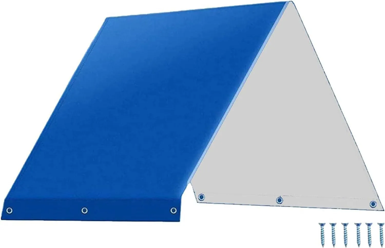 Replacement Tarp Roof Swingset Canopy Waterproof UV Protection Cover for Backyard Playhouse Playground, Playground Equipment Keeps Your Kids Safe from Elements (Blue)
