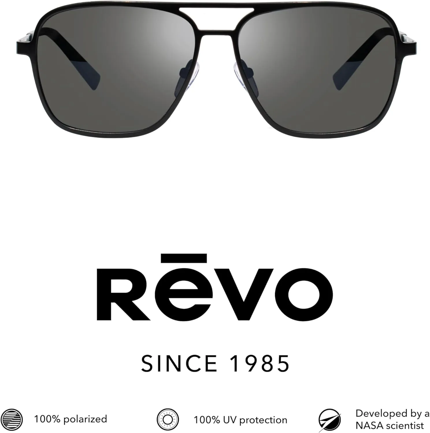 Revo Sunglasses Horizon: Polarized Lens with Titanium Navigator Frame