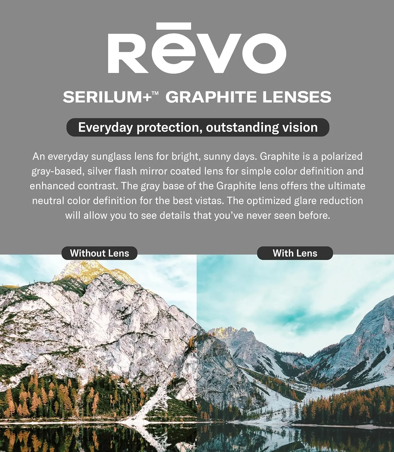 Revo Sunglasses Horizon: Polarized Lens with Titanium Navigator Frame