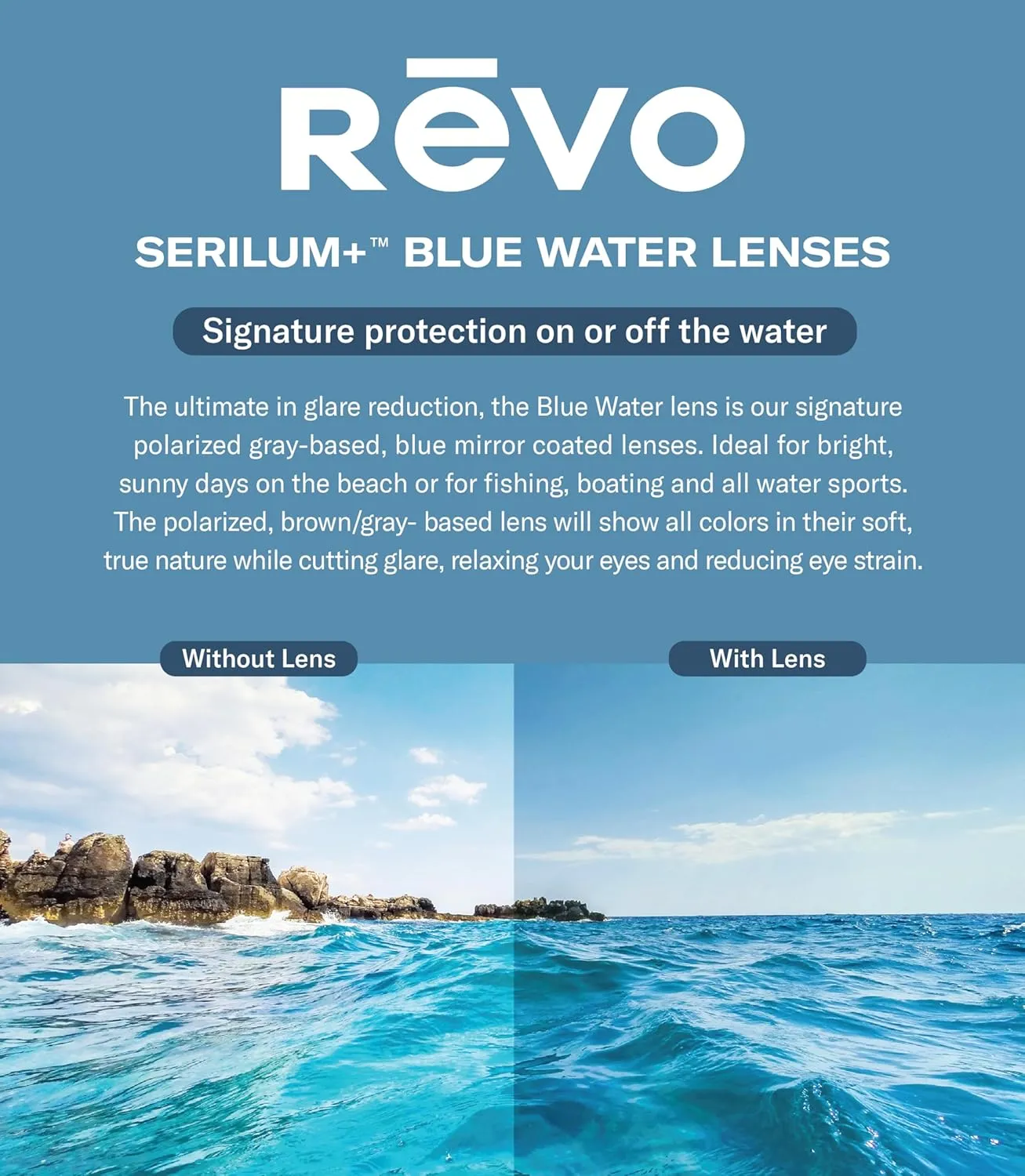 Revo Sunglasses x Annika I: Polarized Lens with Navigator Frame