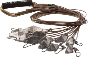 Rig'Em Right Waterfowl Pre-Rigged Xtreme Coated Tangle Free Cable Decoy Anchors for Duck Hunting