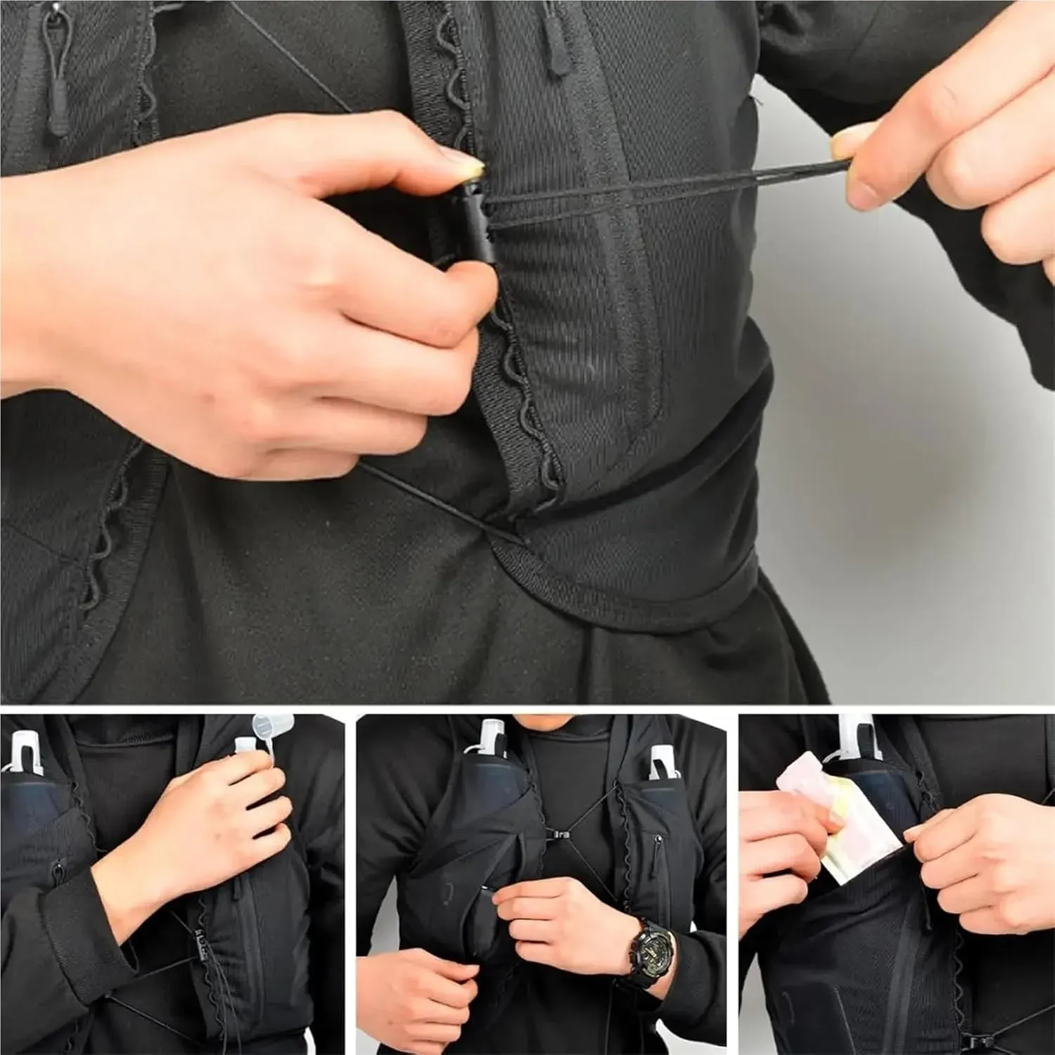 Running Vest Trail Running Backpack Lightweight Hydration Vest Bag for Outdoor Trekking Hiking Cycling Marathon for Running