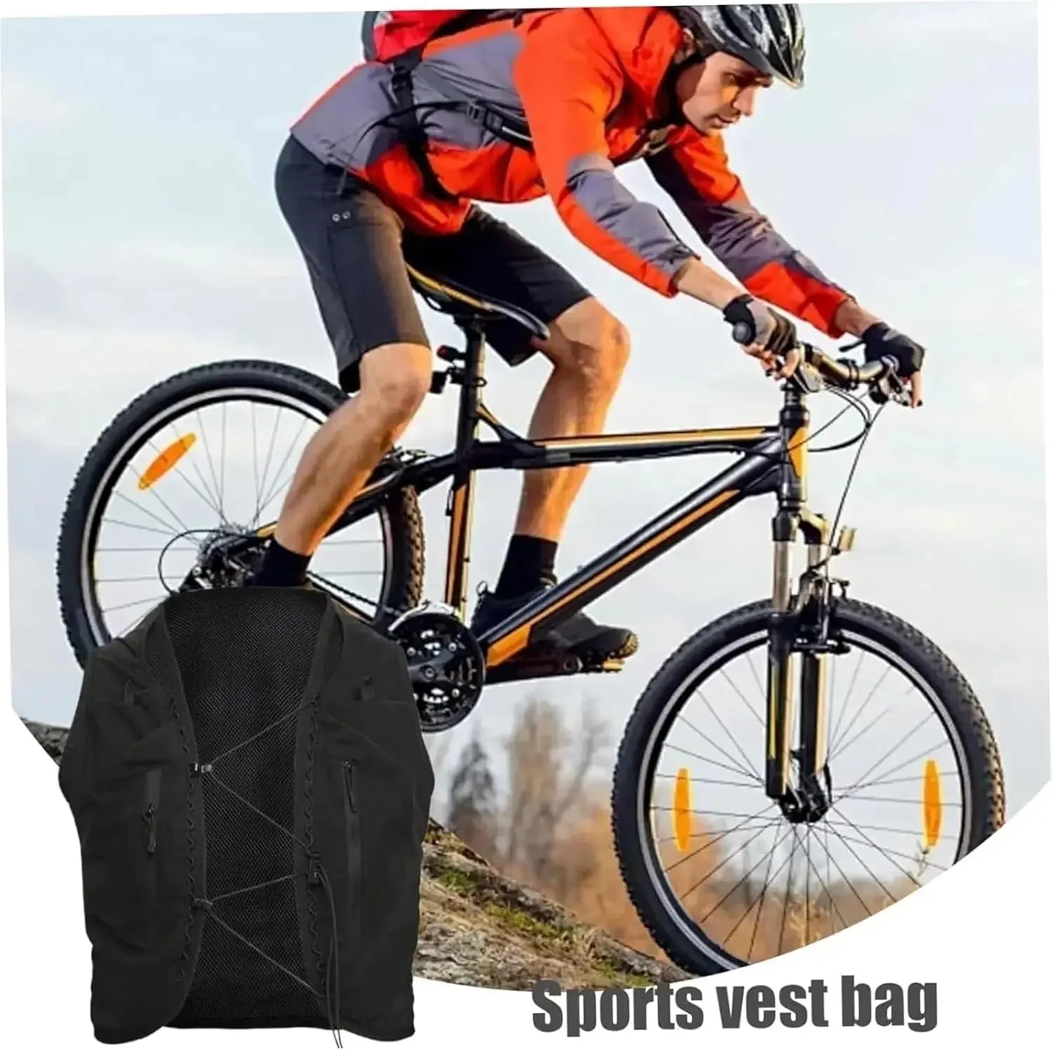 Running Vest Trail Running Backpack Lightweight Hydration Vest Bag for Outdoor Trekking Hiking Cycling Marathon for Running