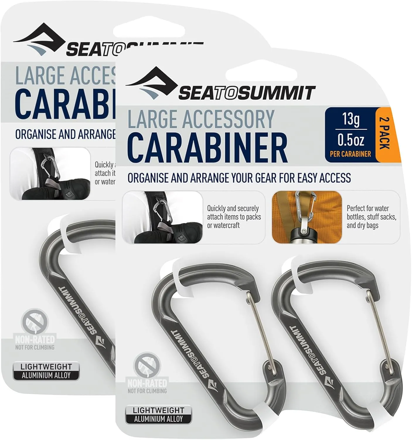 Sea to Summit Large Accessory Carabiner 4-Pack
