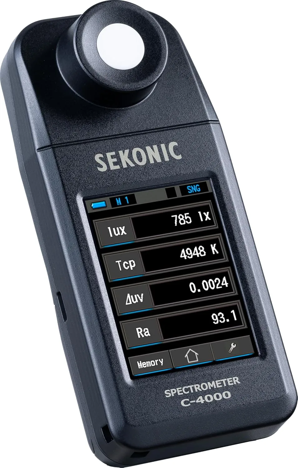 Sekonic C-4000 Spectrometer, Professional Light Meter with Bluetooth, 1600K-40000K Range, Smartphone App Compatible, USB-C Connection