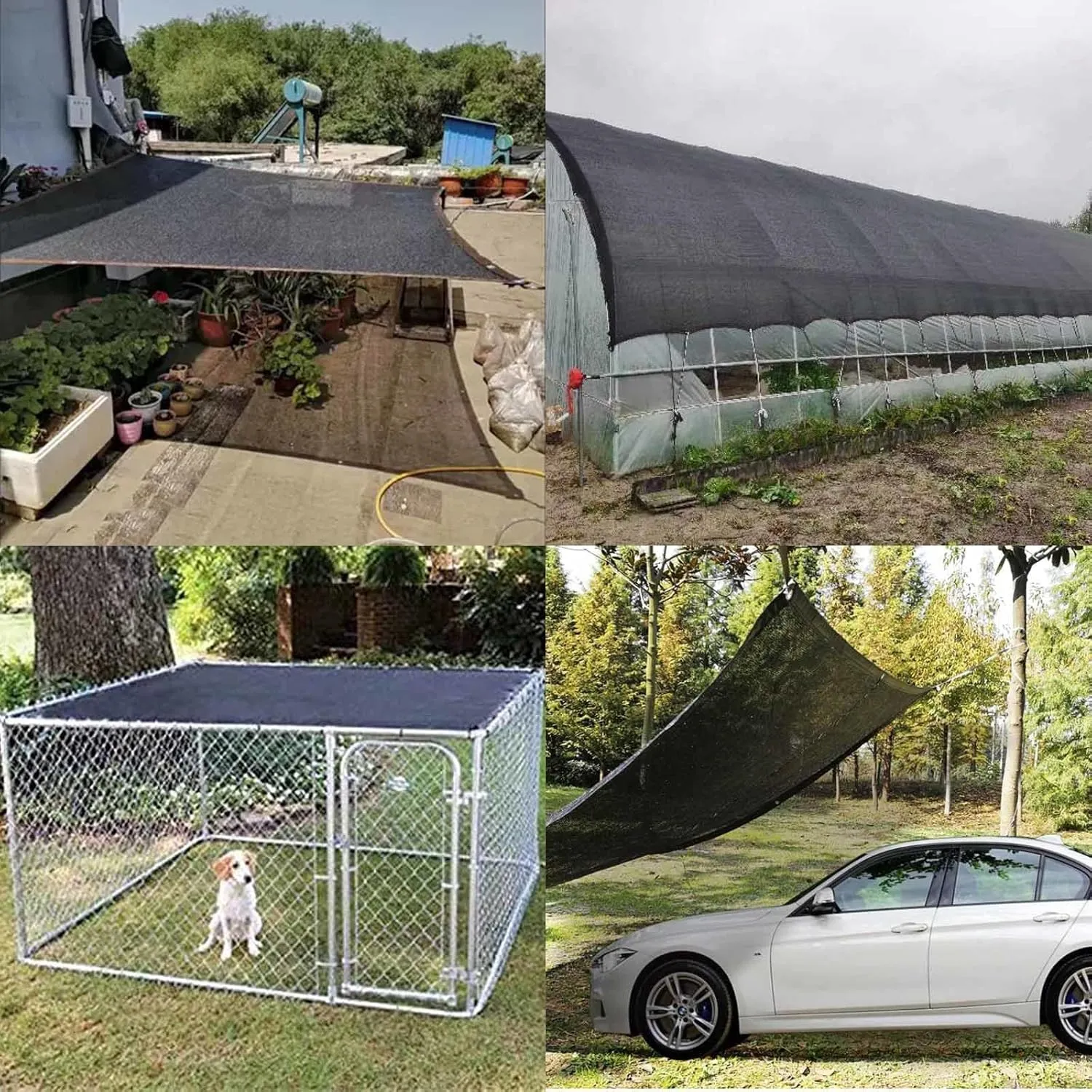 Shade Netting With Grommets,Shade Cloth Black,Garden Greenhouse Patio Pergola Plant Sunblock Shade Net,Rectangular Shade Sail,Breathable Shade Mesh Tarp,70% Uv Resistant,Black-2.5x4m(8.2*13.1ft)