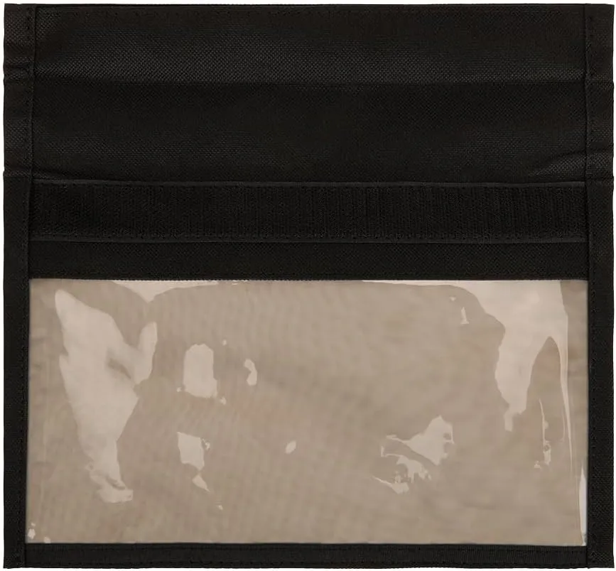 Silent Pocket SLNT Window Faraday Bags 500D Weatherproof Polyester Sleeve with Multishield Signal Blocking Faraday Material for Smartphones, Tablets, Travel, Anti-Hacking (Black, Large)