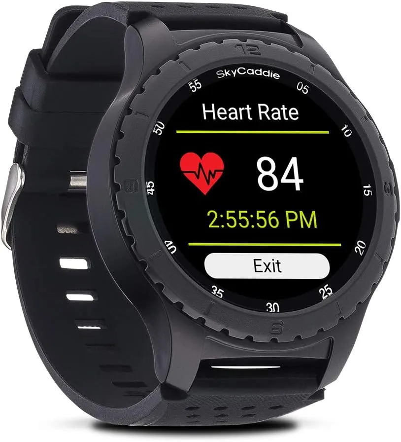 SkyCaddie LX5 Golf GPS Watch - Touchscreen Golf Range Finder Smartwatch w/ 35K Courses, IntelliGreen, Holevue, & Digital Scorecard - Power Bundle with LX5 Screen & PlayBetter Portable Charger