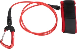 Surfboard Leash,Straight Surf Board Leashes Safety Cable with Carabiner for Freediving