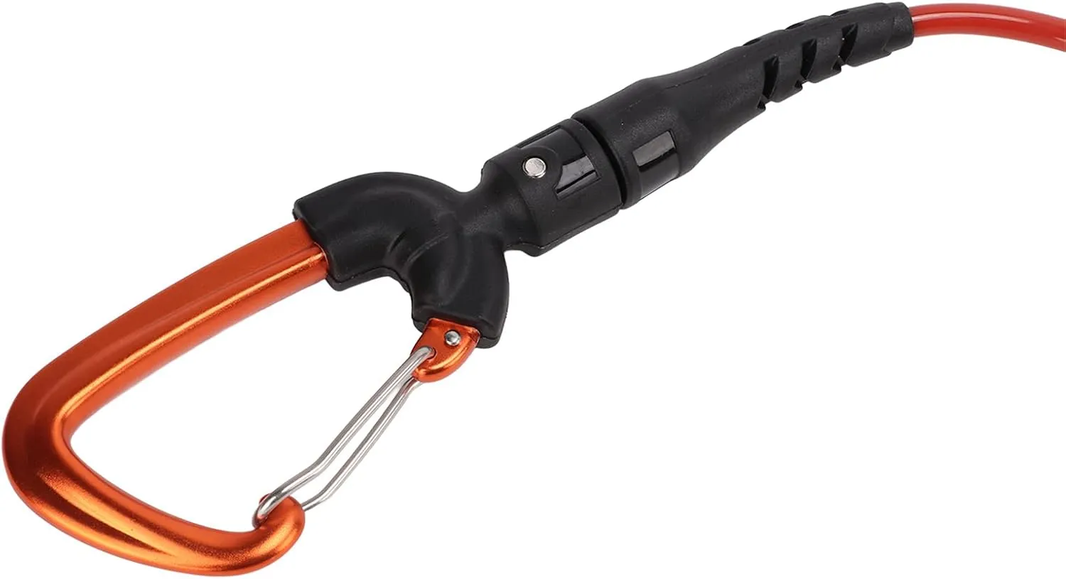 Surfboard Leash,Straight Surf Board Leashes Safety Cable with Carabiner for Freediving