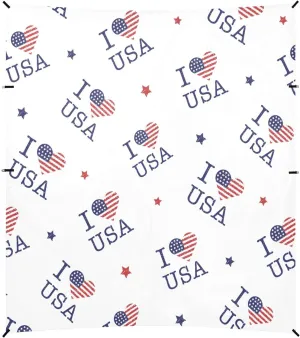 Symbols of Love USA Beach Tent Camping Sun Shelters Portable Outdoor Canopy Sun Shade for Camping Trips Fishing Backyard Fun or Picnics Easy Setup with Carrying Bag