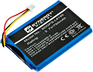 Synergy Digital GPS Battery, Compatible with Garmin DriveSmart 65 GPS, (Li-ion, 3.7V, 750mAh) Ultra High Capacity, Replacement for Garmin 361-00056-08 Battery