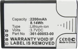 Synergy Digital GPS Battery, Compatible with Garmin Montana 680T GPS, (Li-ion, 3.7V, 2200mAh) Ultra High Capacity, Replacement for Garmin 010-11599-00, 010-11654-03, 361-00053-00 Battery