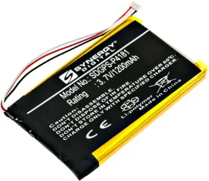 Synergy Digital GPS Battery, Compatible with Garmin Nuvi 2595LM GPS, (Li-Pol, 3.7V, 1200mAh) Ultra High Capacity, Replacement for Garmin 361-00051-00 Battery