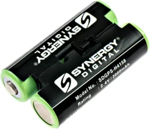 Synergy Digital GPS Battery, Compatible with Garmin PSMAP 64 GPS, (Ni-MH, 2.4V, 2000mAh) Ultra High Capacity, Replacement for Garmin 361-00071-00 Battery