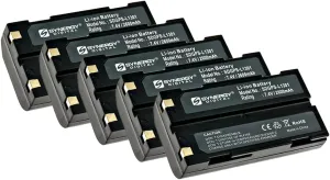 Synergy Digital GPS Battery, Compatible with Trimble 92600 Survey GPS Combo-Pack Includes: 5 x EM-BLI-TRB3 Batteries