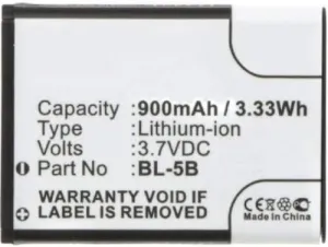 Synergy Digital GPS Battery, Compatible with Vertu RM-267v GPS, (Li-ion, 3.7, 900mAh) Ultra High Capacity, Replacement for iSpan BTA002 Battery