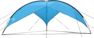 Tent Tarp Outdoor Camping Waterproof Triangle Awning 366x214cm with Wind Ropes and Ground Nails for Beach & Travel