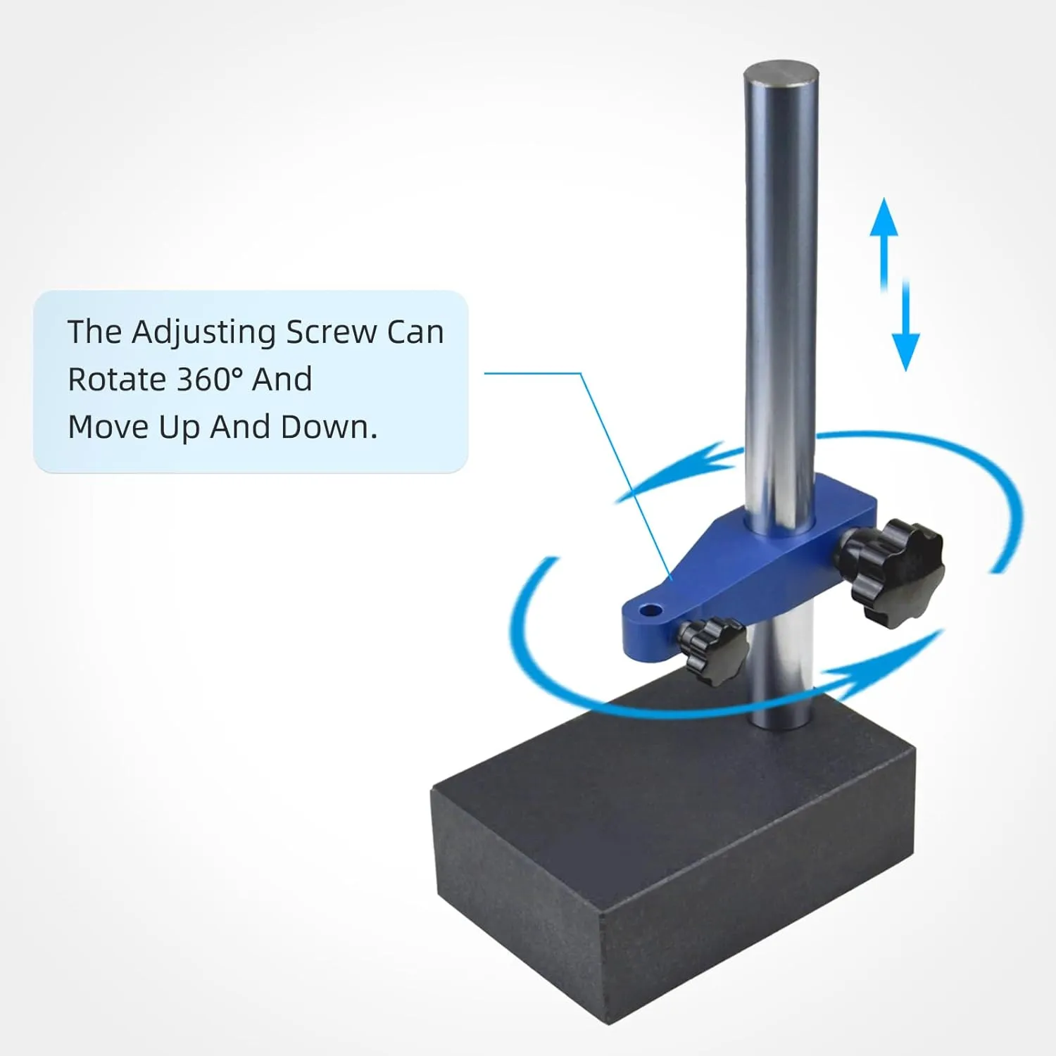 The Base of The dial Indicator Stand,Compatible with Most dial/Digital Indicators,Marble Measuring Platform of Digital Dial Indicator(7.6 lb)