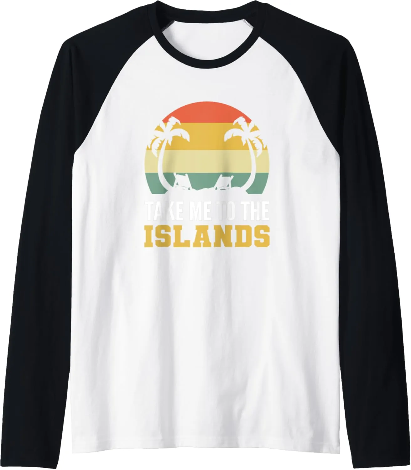 The Islands Explorer or Backpacker Raglan Baseball Tee