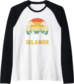 The Islands Explorer or Backpacker Raglan Baseball Tee