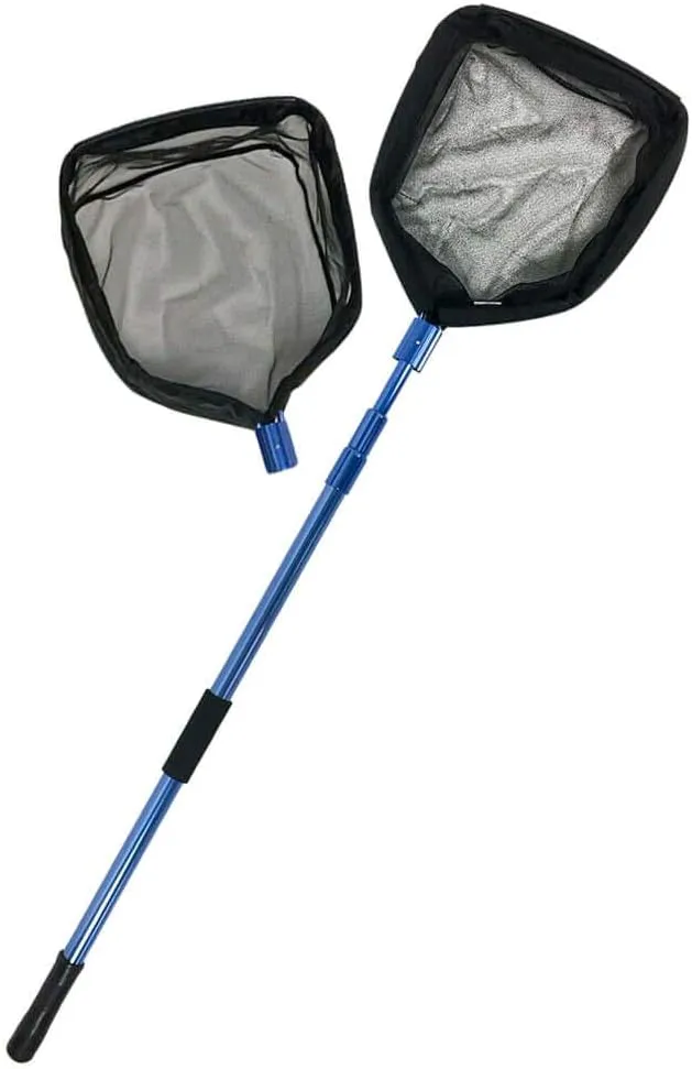 The Pond Guy Heavy Duty Telescopic Fish & Utility Net Combo, Adjustable Aluminum Pole & Mesh Netting, Water Garden Maintenance & Fishing Equipment