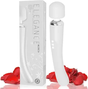 Therapeutic Cordless Massager - Powerful Massage Tool Handheld 8 Speeds 20 Patterns - Rechargeable Hand Massagers for Sore Muscles - Hand Held Massage Tool for Neck & Back