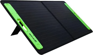 Topsolar 100W Foldable Portable Solar Panel Charger Kits for Portable Power Station Generator Cell Phones Camera Lamp 19V DC Output