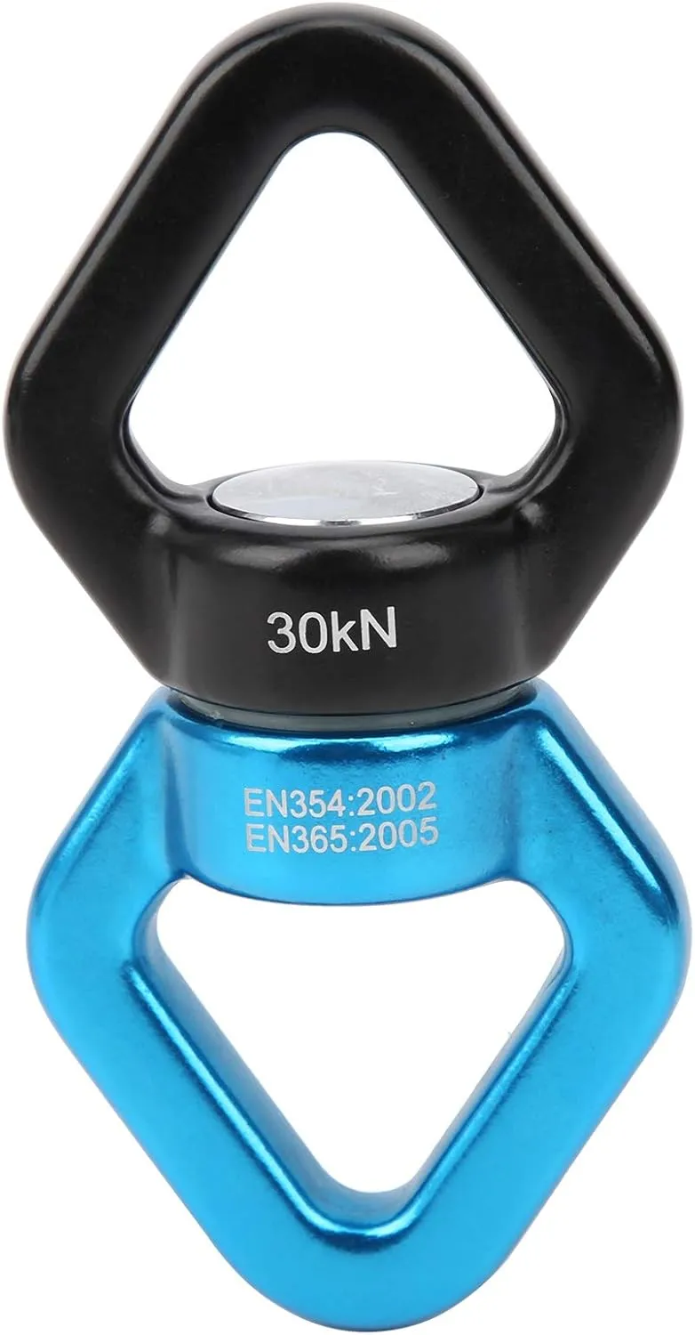 Topyond Outdoor Climbing Swivel Universal Wheel, Fixed Swivel Annulus, Yoga Linker, Swivel with Bearing for Climbing Yoga Swing