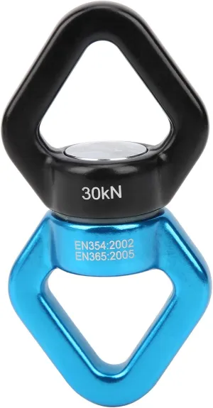 Topyond Outdoor Climbing Swivel Universal Wheel, Fixed Swivel Annulus, Yoga Linker, Swivel with Bearing for Climbing Yoga Swing