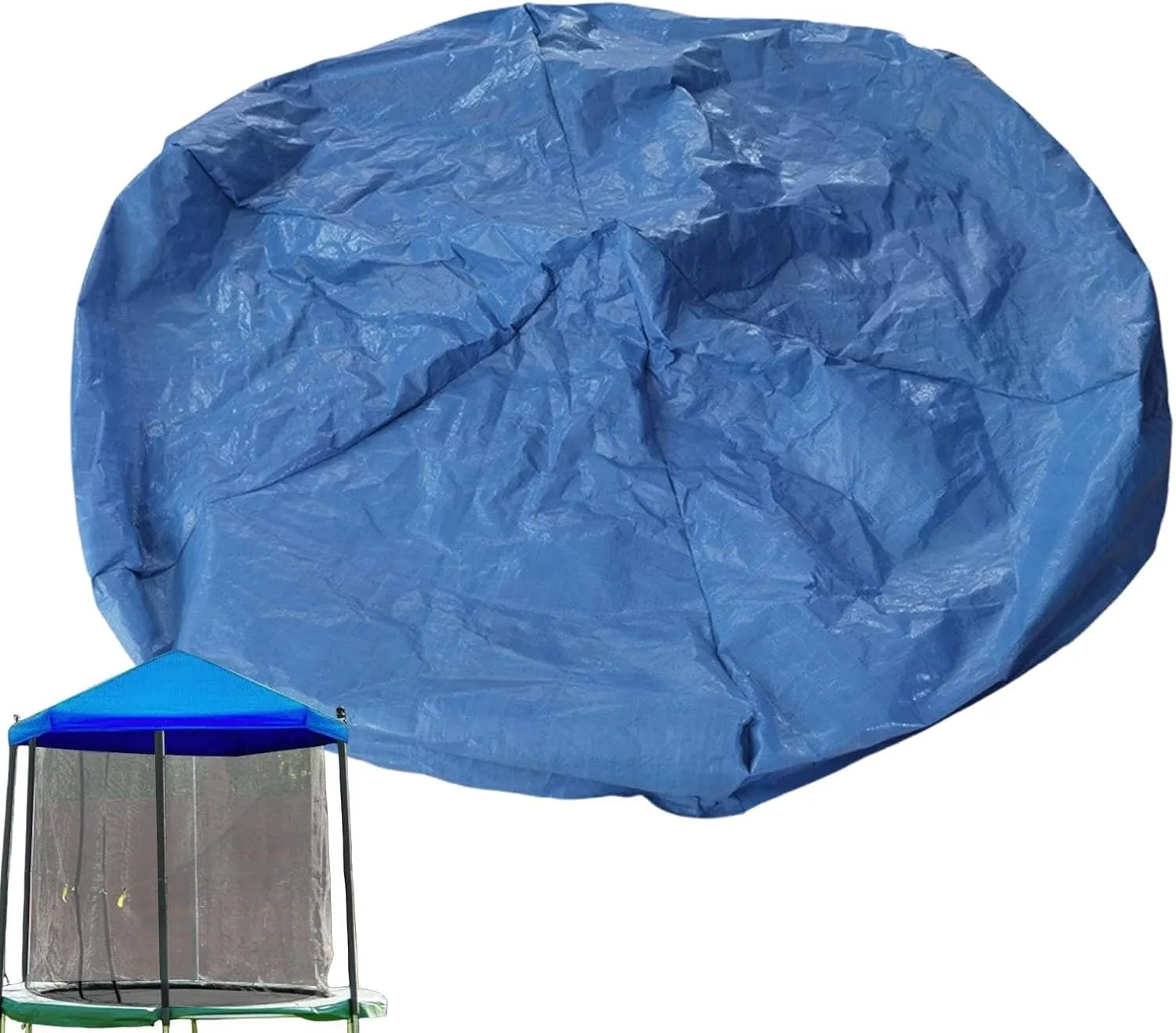 Trampoline Shade , Waterproof Oxford Trampoline Canopy, Foldable Dust-Proof Trampoline Tent , Anti-UV Trampoline Sunshade Tarp Accessories for Hot Summer