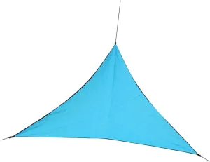 Triangle Rain Fly Tent Tarp Waterproof Sunshade 4x4x4M/6x6x6M, Outdoor Camping Tarpaulin for Hiking & Travel(White,3 * 3 * 3M)