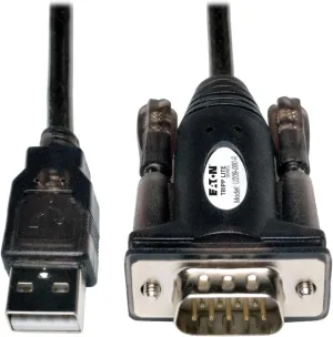 Tripp Lite 5ft USB to Serial Adapter Cable (USB-A to DB9 M/M)(U209-000-R)