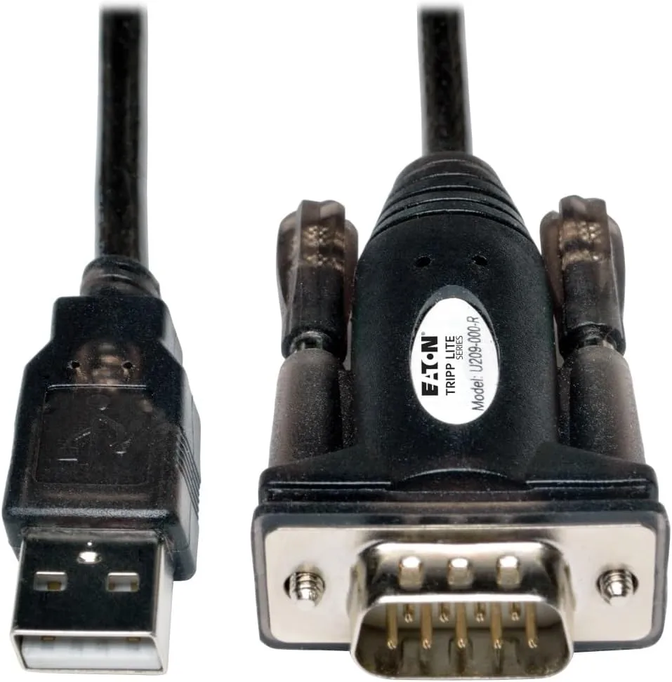 Tripp Lite 5ft USB to Serial Adapter Cable (USB-A to DB9 M/M)(U209-000-R)