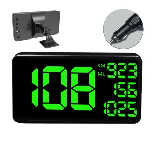 Truck GPS Speedometer 6.2 inch Extend Digital Display Vehicle Odometer Trip Meter Course Overspeed Alarm MPH/KMH