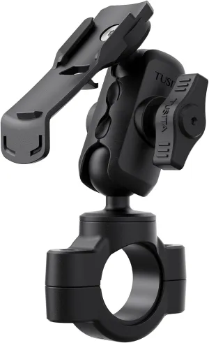 TUSITA Motorcycle GPS Mount - Holder Compatible with Garmin Handheld GPS - Double Socket Arm Handlebar Base