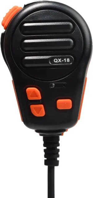 UAYESOK QX-18 USB Handheld Speaker mic for Euro Truck Simulator 2, with Speaker PTT, Support New Energy Car Computer/Android Phone/Computer/Laptop, Keyboard Customization with mic Holder