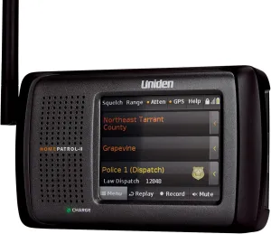 Uniden HomePatrol-2 Color Touchscreen Scanner with TrunkTracker V/S/A/M/E, APCO P25, Emergency Alerts - Covers USA and Canada