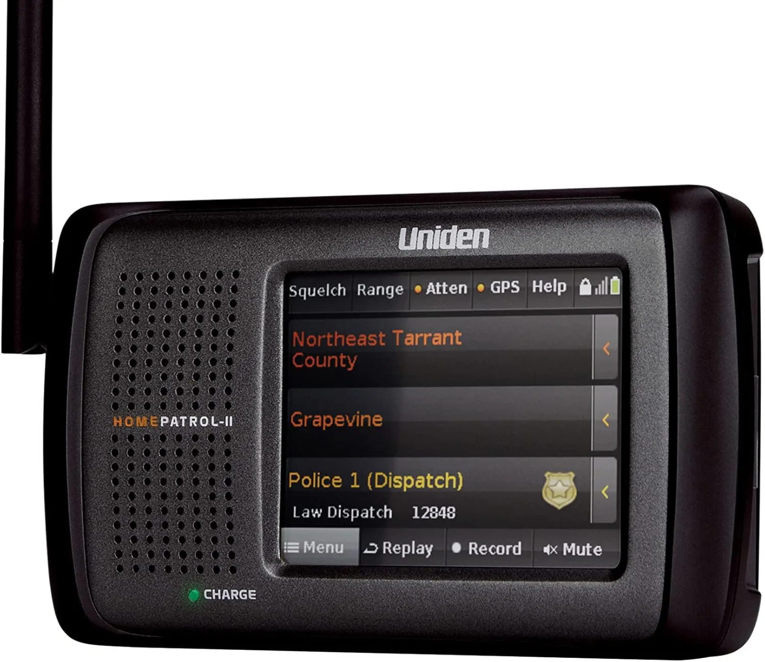 Uniden HomePatrol-2 Color Touchscreen Scanner with TrunkTracker V/S/A/M/E, APCO P25, Emergency Alerts - Covers USA and Canada