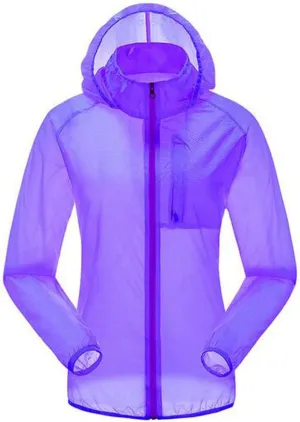 Unisex Long Sleeve Lightweight Breathable Anti-UV Quick Dry Coat Skin Coat