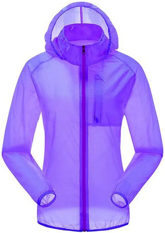 Unisex Long Sleeve Lightweight Breathable Anti-UV Quick Dry Coat Skin Coat