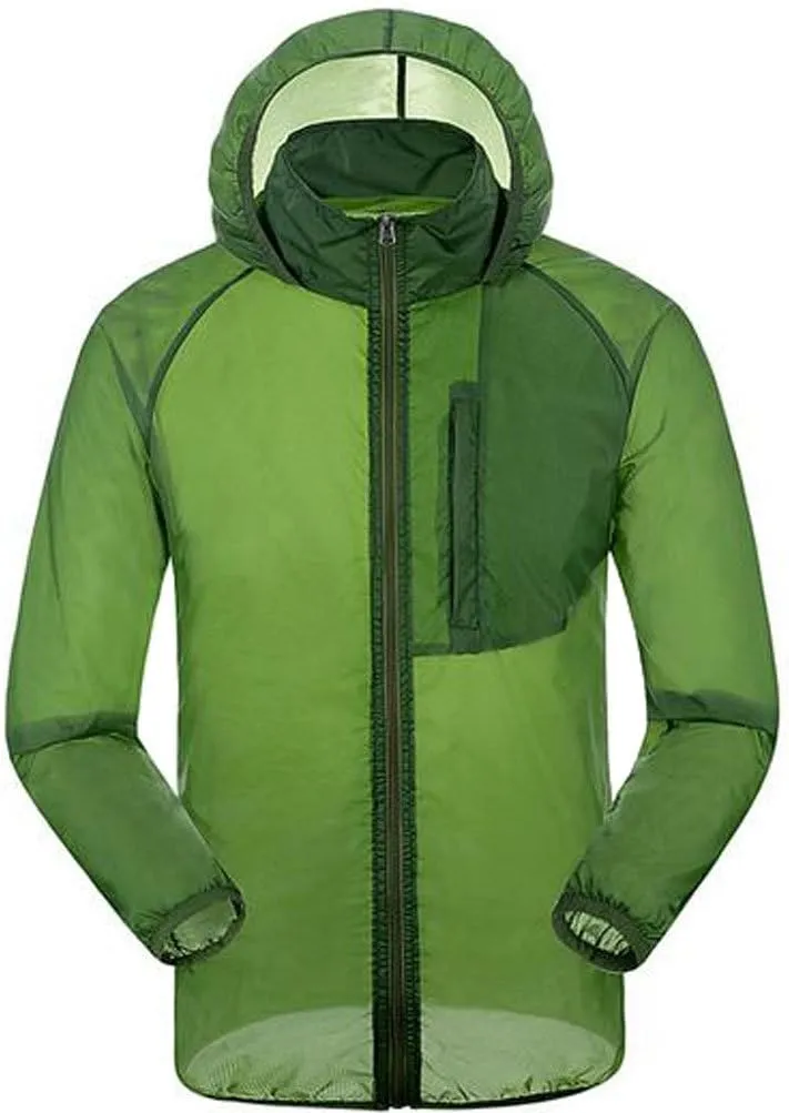 Unisex Long Sleeve Lightweight Breathable Anti-UV Quick Dry Coat Skin Coat