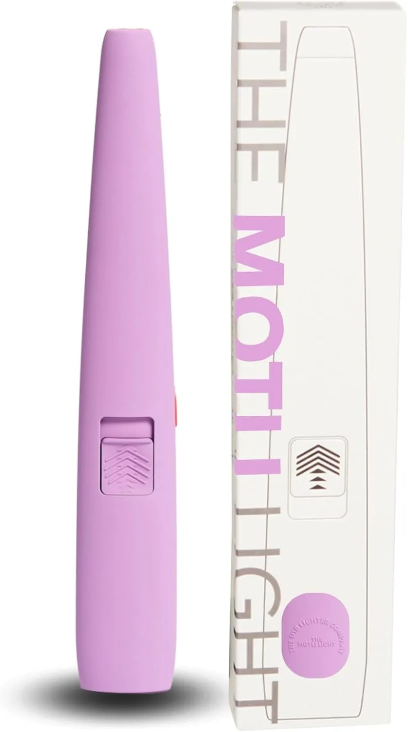 USB Lighter Co. MOTLI Electric Arc Windproof Flameless USB Rechargeable Lighter with Flashlight & Safety Lock for Candle Camping BBQ Grill Gift Outdoors (Lavender)