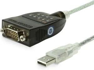 USB to RS-232 Serial Adapter w/LED Indicators Windows 11 Support